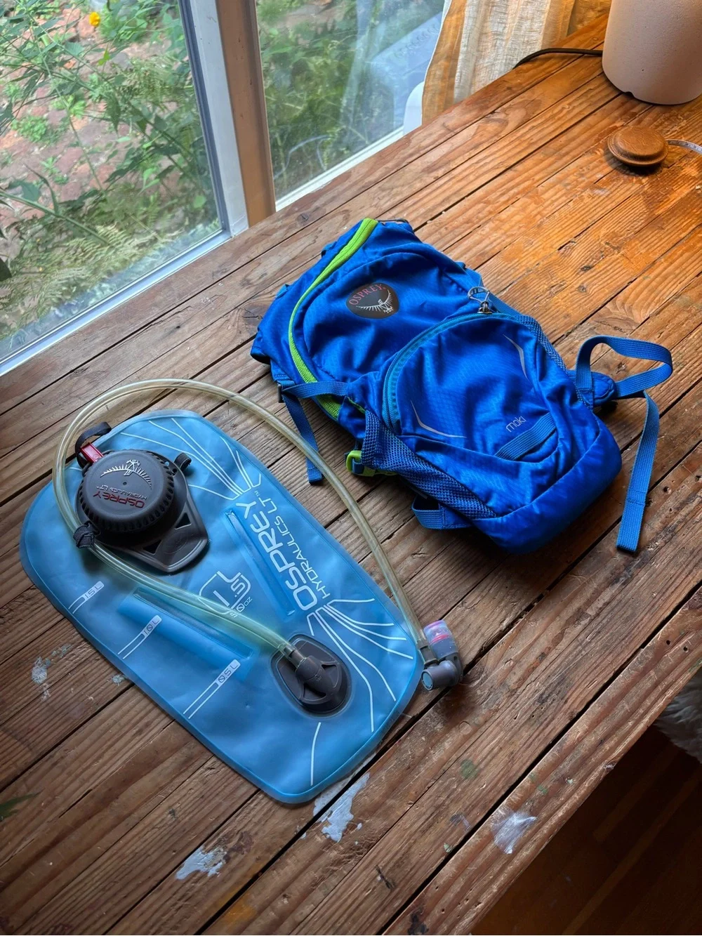 Osprey Moki Blue Men's Daypack with Hydration Pack